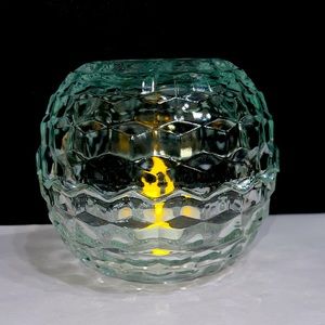 Vtg clear glass Homco fairy light